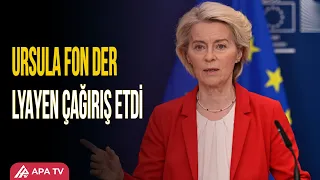 AK sədri Aİ sərhədlərində FİZİKİ MANEƏLƏRİN YARADILMASINI təklif etdi | APA TV