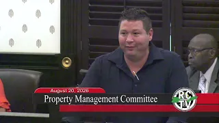 Property Management Committee - August 20, 2026
