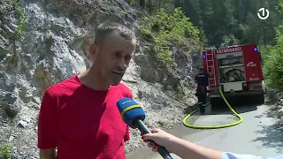 Vatra se približila kućama kod Konjica: U toku velika akcija gašenja