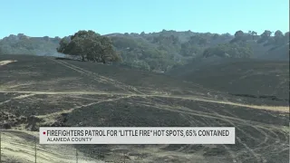Firefighters patrol for 'Little Fire' hot spots, 65% contained