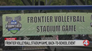 Frontier hosts volleyball stadium game, back-to-school-event