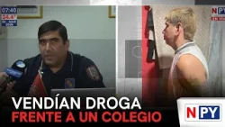 Vendían droga frente a un colegio