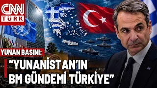 Greek Media: "Athens' UN Agenda Is Turkey" Will Mitsotakis Complain About Turkey?