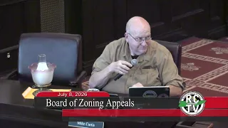 Board of Zoning Appeals - July 8, 2026