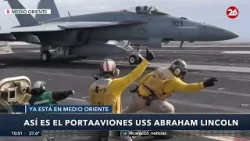 ? PODERÍO NAVAL DE EEUU | El grupo de ataque ya está en la zona para promover la estabilidad