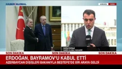 President Erdoğan Meets with Azerbaijan's Foreign Minister at Beştepe