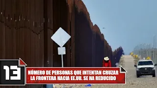 Number of people attempting to cross the border into the U.S. has decreased