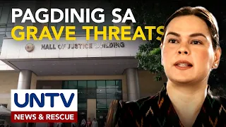 Pagdinig sa kasong grave threats ni VP Duterte, itinakda ng Quezon City Regional Trial Court