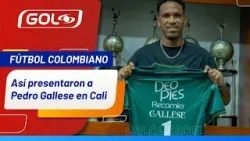 Pedro Gallese fue presentado como nuevo refuerzo del Cali, con todos los 'juguetes' Pedro Gallese fue presentado como nuevo refuerzo del Cali, con todos los 'juguetes'