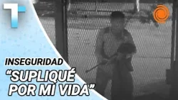 Lo sorprendió un ladrón con un RIFLE cuando volvía de trabajar y le ROGÓ que no le dispare