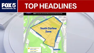 New juvenile curfew zone in Southeast D.C.; $292 million National Guard deal