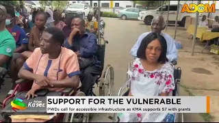 Support For The Vulnerable: PWDs calls for accident infrastructure as KMA support 57 with grants