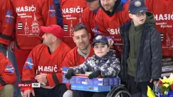 Hasiči bojovali na ľade za zdravie malého Mateja