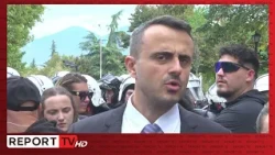 Protesta e PD/ Xhaferri: Jemi dhunuar nga policia! Thirrje deputetëve: Mos votoni Territorialen