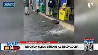 Reportan nuevo sismo de 4.2 en Coracora en Ayacucho