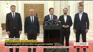 Siegfried Mureșan – primele declaraţii de presă după nominalizarea la funcţia de prim-ministru