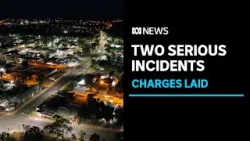 Three children arrested in Alice Springs after two serious incidents outside CBD | ABC News