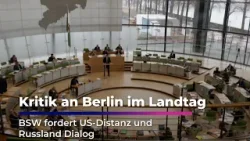 BSW gegen US Bindung Grüne warnen im Landtag I Sachsen Fernsehen