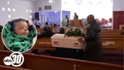 Services held for Atwater infant as parents charged in death