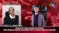 JOHAN GUZMÁN’S PHONE MISSING; HE SENT A MESSAGE ASKING FOR HIS FAMILY’S PROTECTION