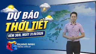 Weather Forecast for the night of August 30 and August 31, 2026