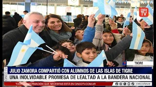 CINCO TV - JULIO ZAMORA ATTENDED THE PLEDGE OF ALLEGIANCE TO THE NATIONAL FLAG CEREMONY