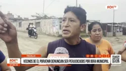 Trujillo: vecinos del porvenir denuncian ser perjudicados por obra municipal