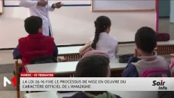 La loi 26-16 fixe le processus de mise en œuvre du caractère officiel de l'Amazigh La loi 26-16 fixe le processus de mise en œuvre du caractère officiel de l'Amazigh