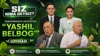 Surxondaryo viloyatida " Yashil belbog' " loyihasi | Siz nima deysiz? (07.07.2026)