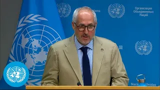 Global Risk Report, Yemen & other topics - Daily Press Briefing (15 September 2026) | United Nations