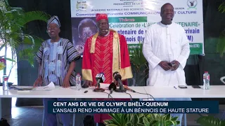 One Hundred Years of Olympe Bhêly-Quenum's Life: The ANSALB Pays Tribute to a Beninese Icon of Gr...