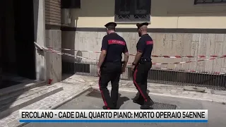 Ercolano, vola dal quarto piano di una palazzina: morto operaio 54enne