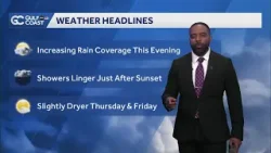 В среду возобновятся дожди, ливни пройдут по некоторым районам побережья Мексиканского залива.