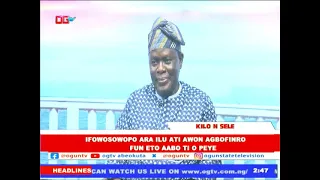 Ifowosowopo Ara Ilu Ati Awon Agbofinro Fun Eto Aabo Ti O Pe Ye | Kilo N Sele