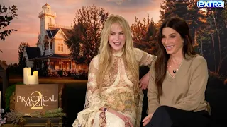 Sandra Bullock & Nicole Kidman Joke They're a ‘Baby Train Wreck’ Together (Exclusive)