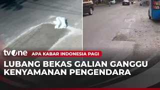 Potholes from Excavation Work Risk Causing Accidents | AKIP tvOne