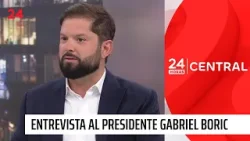 Entrevista de Presidente Gabriel Boric con 24 Horas Central - TVN Chile
