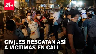 Earthquake in Colombia: Residents of Cali search for survivors trapped in the rubble