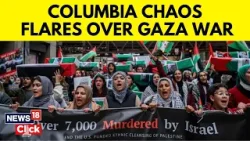 Israel Vs Gaza | Columbia University Protest Continues 6th Straight Day Over Gaza | News18 | N18V