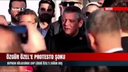 Deprem bölgesinde CHP lideri Özel'e soğuk duş