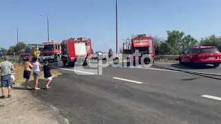 Σοβαρό τροχαίο στη Ναύπακτο: Στηθαίο ασφαλείας διαπέρασε αυτοκίνητο – Δύο σοβαρά τραυματίες