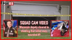 Squad cam video from fatal Fond du Lac shooting; K9 deputy injured