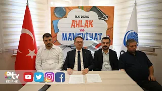 İRİŞ: "OUR FIRST LESSON MUST BE MORALITY AND SPIRITUALITY"