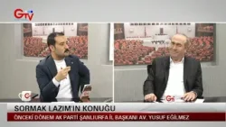 SORMAK LAZIM - ÖNCEKİ DÖNEM ŞANLIURFA İL BAŞKANI YUSUF EĞİLMEZ