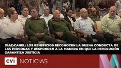 Díaz-Canel: los beneficios responden a la manera en que la Revolución garantiza justicia