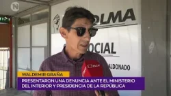 Waldemir Graña, Unipolma, sobre denuncia ante Ministerio del Interior y Presidencia de la República