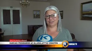 KARCAGI PROGRAMOK AZ ÁLLAMALAPÍTÁS ÜNNEPÉN