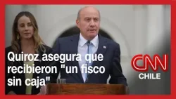 Ministro Quiroz asegura que el gobierno de Kast recibió un “fisco sin caja” | Hoy es Noticia Ministro Quiroz asegura que el gobierno de Kast recibió un “fisco sin caja” | Hoy es Noticia