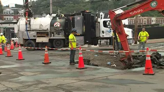 Howe Ave. closed following Shelton water main break