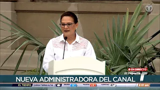 Ilya Espino de Marotta toma posesión como administradora del Canal de Panamá